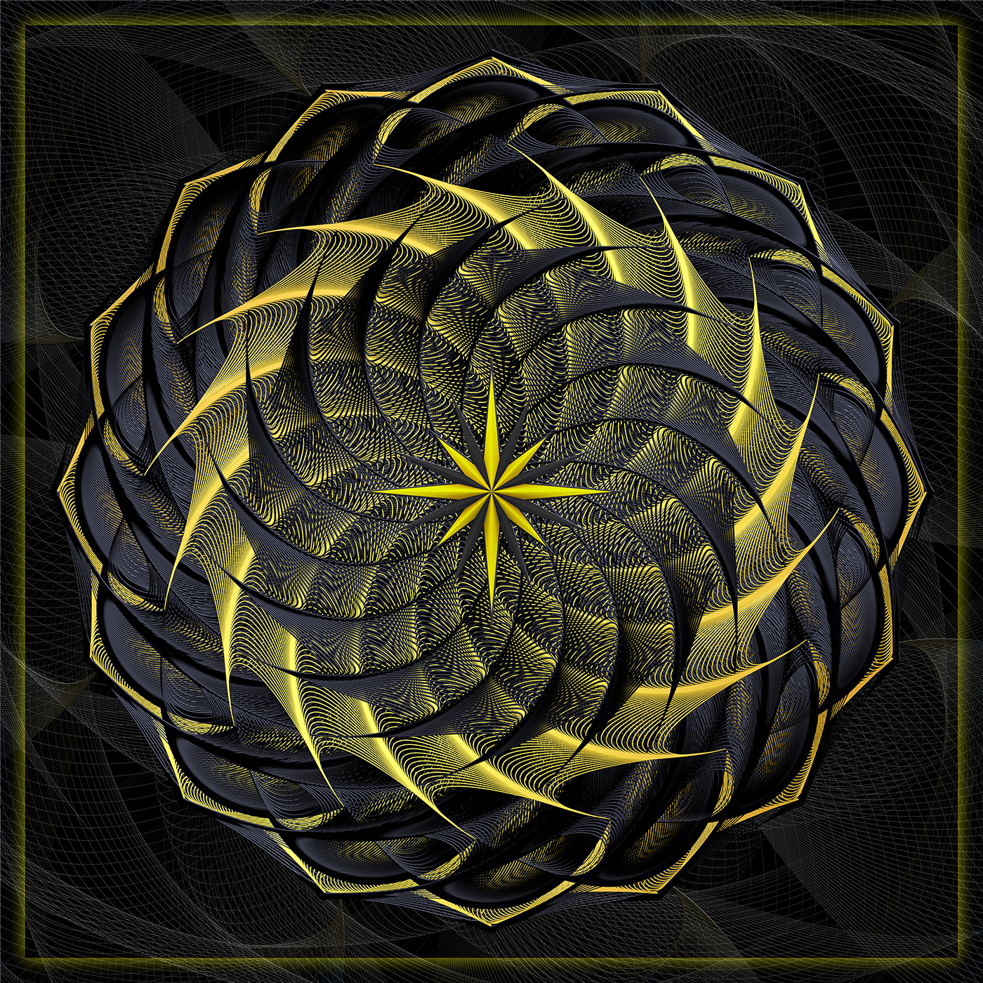 Meta Mandala 立体アート作品08 — 下山敦