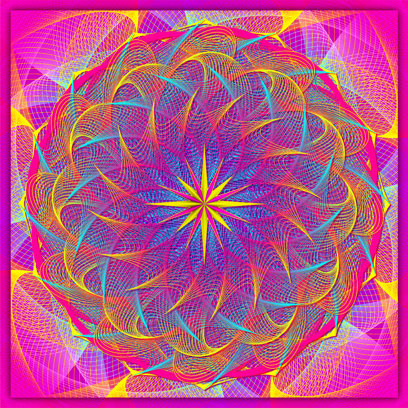 Meta Mandala 立体アート作品10 — 下山敦