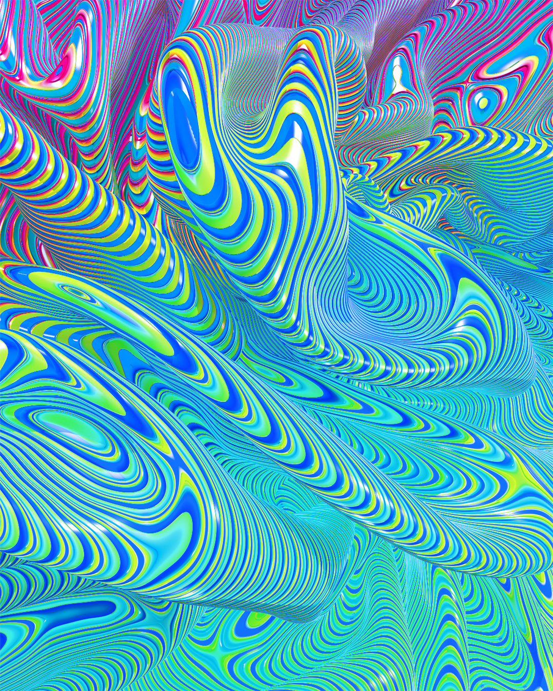 Wave シリーズ 立体アート01 — 下山敦