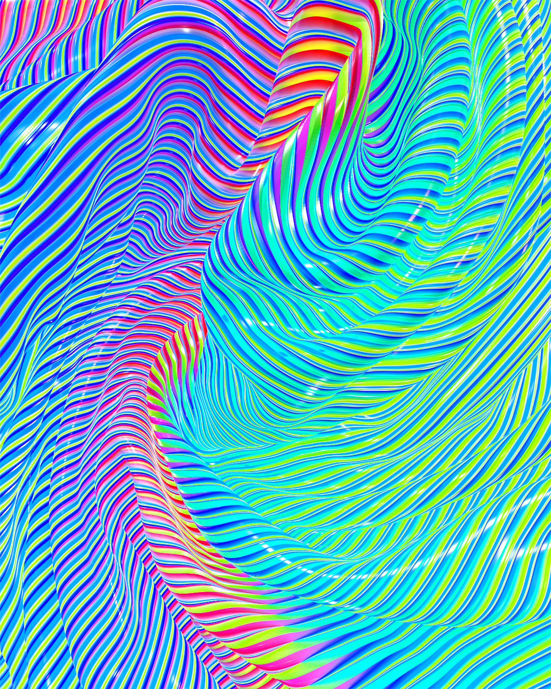 Wave シリーズ 立体アート02 — 下山敦